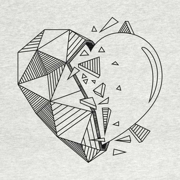 Geometrical Heart by Psydrian